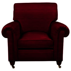 Duresta Lowndes Armchair Brianza Red